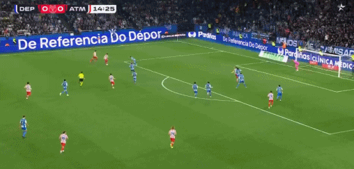 世界杯官网-半场：马竞0-0拉科，格列兹曼、鲁杰里射门中框